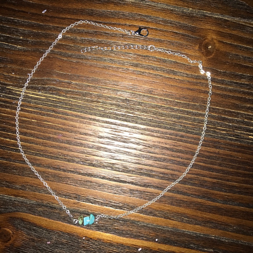 Dainty Turquoise Choker - Picture 3 of 6
